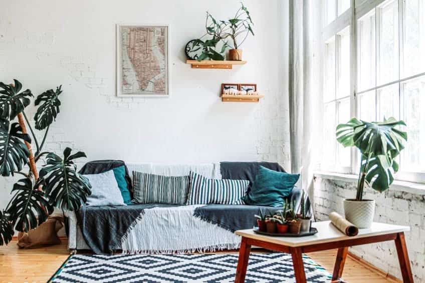 Adding home window film to this cozy living space helps make it comfortable year-round.