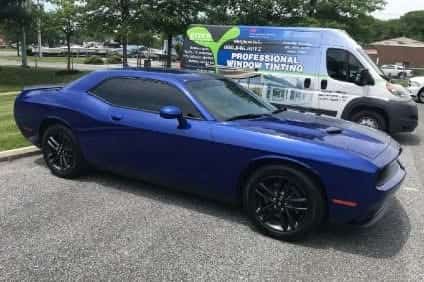 3M Color Stable Window Tint on a Dodge Challenger by Professional Window Tinting