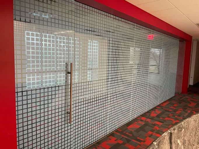 Frosted Squares for TWC Contracting- Decorative Window Film