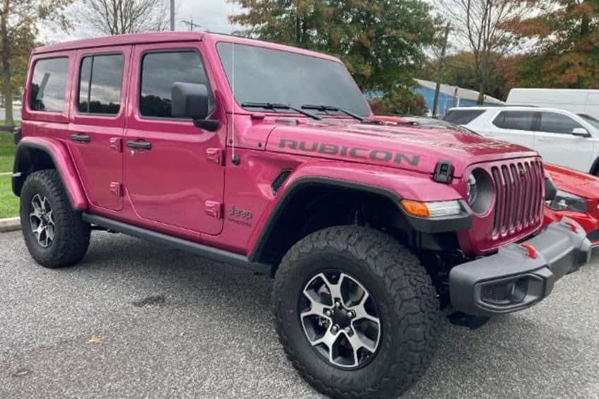 Jeep with ceramic window tint