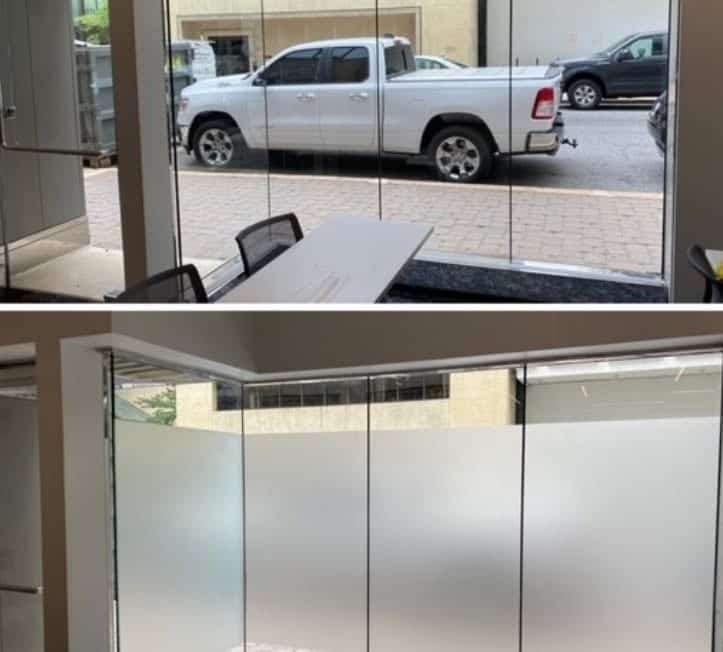 decorative film on government buildings