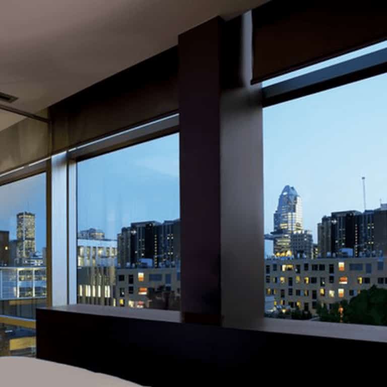 Window film with no glare