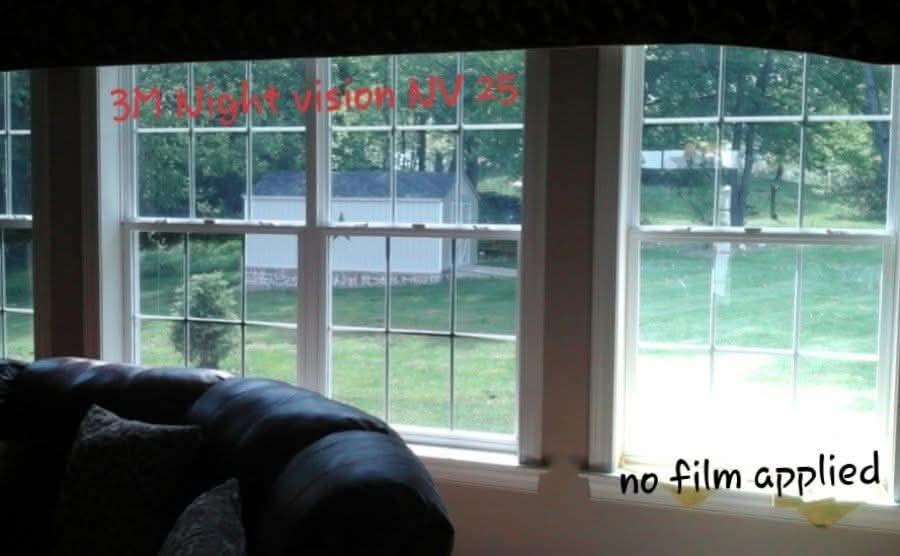 3m night vision residential window film installation