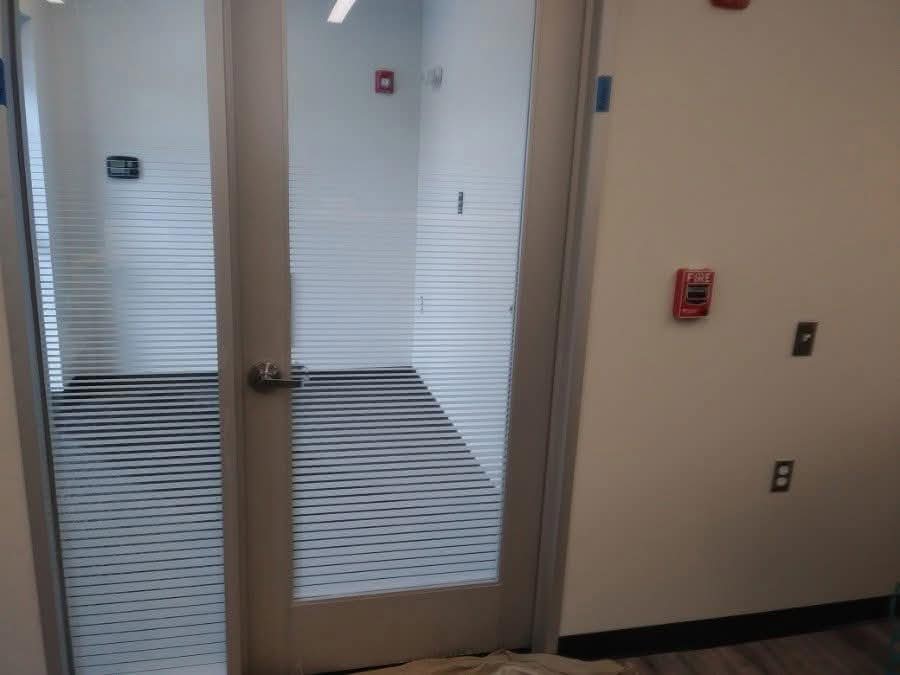 decorative window film for office doors