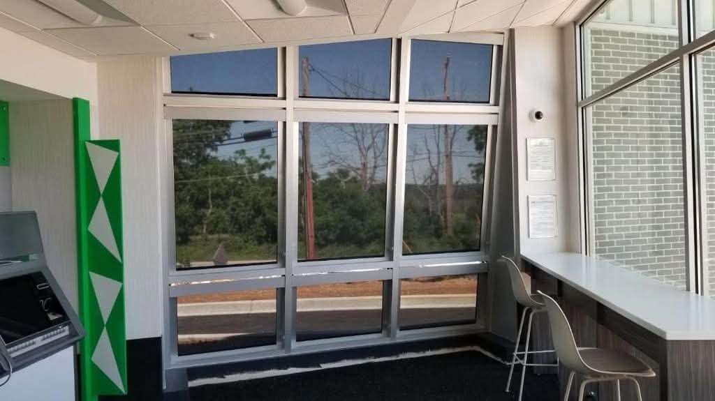 commercial shade installation