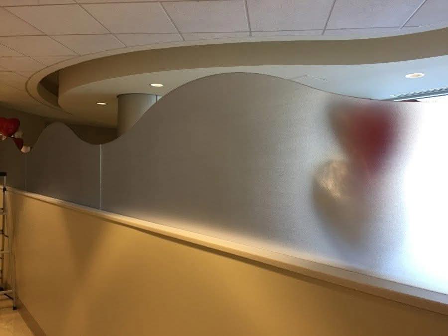 SolyX decorative window film sample